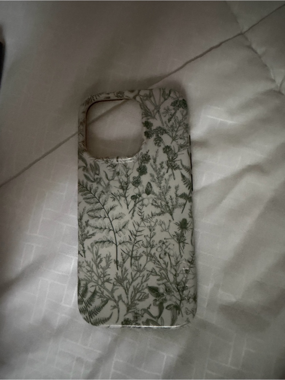 Casely Floral Botanical Green Phone Case - Slim Protective Cover